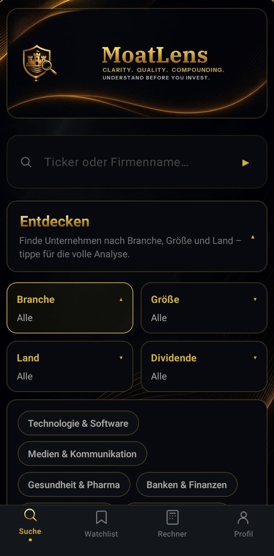 Finde Unternehmen nach deinen Kriterien