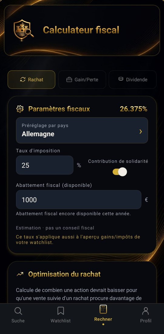 Calculateur fiscal pour vos revenus