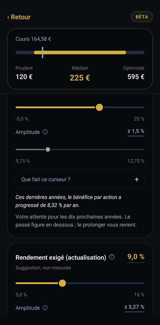 Ce qu'elle vaut pour vous, c'est vous qui le décidez